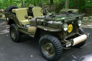 1952 WILLYS M38 JEEP - KOREAN WAR ARMY MILITARY VEHICLE  FULLY RESTORED Photo