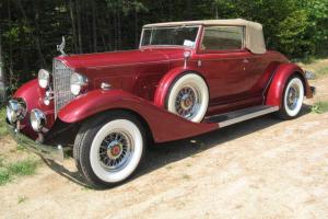 1933 Packard Eight Convertible Coupe Gibbons reproduction Classic Hot Rod Nice Photo