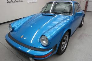 1977 Porsche 911 "S" w/5 spd. Sunroof Cpe in "Minerva Blue Metallic Clear Coat"