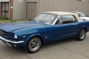  Ford Mustang Convertible Rare 1964 5 Same Shape AS 1965 1966 Factory 260 V8 in Melbourne, VIC 
