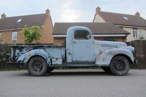 1946 Chevrolet half tonne truck pickup , uk registered, barn find 9months tax 
