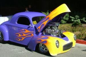 1941 Willys Coupe with 468 Dart racing block and custom paint Photo
