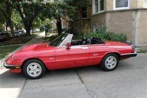 1988 Alfa Romeo Spyder,Veloce Wheels,Air Condionnd, Low Miles, Low Reserve!!