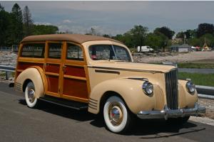 1941 PACKARD 110 DELUX WOODY STATION WAGON "RESTORED, STUNNING!!!"