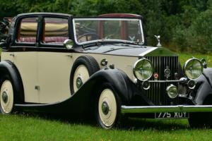  1937 Rolls Royce 25/30 Salmons Tickford Cabriolet.  Photo
