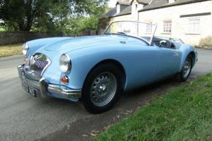  1961 MGA Roadster Deluxe MkII in Iris Blue  Photo