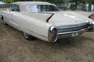 1960 Cadillac Model 62 Convertible Classic Original Antique Collector Car