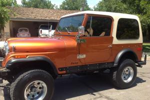 CHERRY 1978 CJ-7 GOLDEN EAGLE WITH FACTORY CROME AND AMC WINCH AUTOMATIC 304
