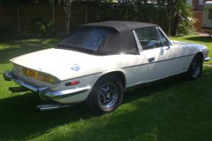  TRIUMPH STAG WHITE 3.5 Rover Engine 5 speed uprated diff Tax excempt  Photo