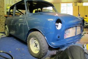  1972 Classic Morris Mini 7 Race Road Car Rolling Shell 