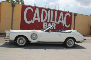 1981 White Cadillac Opera Convertible Coupe