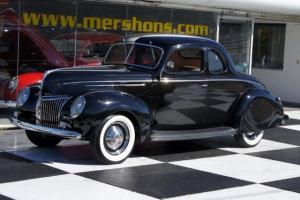 39 Ford Deluxe Coupe Tuxedo Black 3 Speed Manual Photo