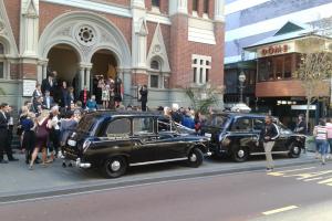  Black London Cabs X 8  Photo