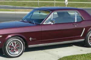  1965 Ford Mustang Coupe A Code SO Californian Rust Free Black Plate CAR in Melbourne, VIC 