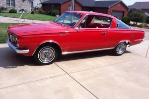 Classic Red on Red 1964 Plymouth Barracuda
