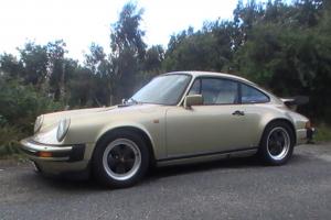  1982 PORSCHE 911 SC IN GOLD WITH CREAM LEATHER 