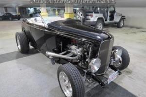 1932 Black Roadster! Hot Rod B2 Design Complete Custom 350cid Automatic Leather