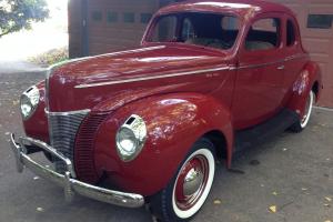 1940 Ford Coupe Deluxe Opera Project Restored Classic New Paint All Steel Photo