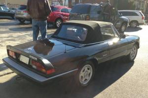 86 ALFA ROMEO SPIDER VELOCE CONVERTIBLE 50K 1OWNER.NEW TOP AC PW CLEAN Photo