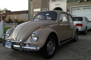 1967 VW Bug Volkswagen Beetle tan savannah beige rare classic