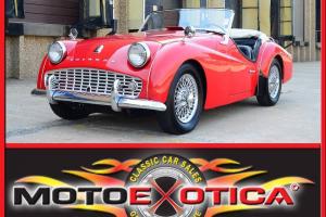 1958 TRIUMPH TR3A-OLDER BUT COMPLETE RESTORATION-NEW TOP-GREAT BRITISH MOTORCAR!