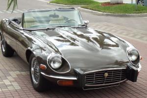 1974 JAGUAR XKE SIII V12 ROADSTER. PRISTINE CAR. FIRST LEATHER WITH PATINA. Photo