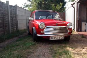  1990 ROVER MINI FLAME CHECKMATE RED/WHITE, Brooklands mini  Photo