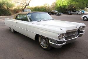 1963 Cadillac "Series 62" Convertible - CA Car - Loaded w/Options - NO RESERVE!!