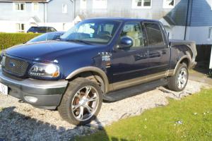 2002 FORD F150 4WD BLUE 