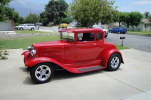 1931 Ford Model A  Street Rod 5 Window Coupe All Steel Low Miles So Cal Area Photo