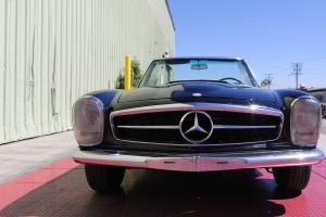 1965 Tripple Black 230 SL Pagoda Manual Both Tops Well Maintained Collector Car Photo