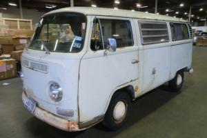  1969 VW EARLY BAY WINDOW BUS CAMPER VAN FACTORY PAINT DRY TEXAS IMPORT MOT Photo
