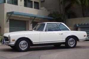 1969 MERCEDES BENZ 280 SL WHITE CLASSIC EXCELLENT CALIFORNIA CAR RECENT SERVICE! Photo