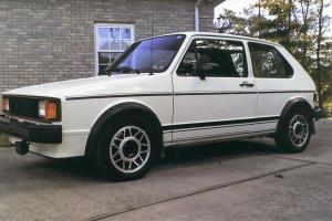 1983 VW Rabbit GTI Callaway Stage 2 Turbo, White with Red Interior, 18,561 Miles