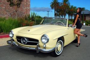 FULLY-RESTORED NUMBERS-MATCHING 190SL NEW LEATHER/TOP/SEALS/TIRES ETC ETC SUPERB