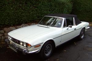  1973 TRIUMPH STAG WHITE V8 AUTO LAST 2 OWNERS 27years 1st CLASS CONDITION 