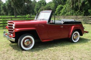 1950  Willys Overland Jeepster Concourse Restoration NO RESERVE Photo