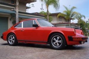 1976 PORSCHE 911 S RARE CLASSIC RED TAN FRESH MAJOR ENGINE REBUILD EXCELLENT CAR