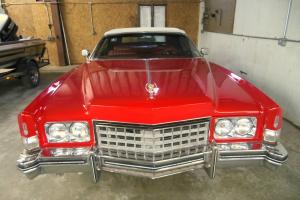 1973 Cadillac Eldorado Convertible Red Photo
