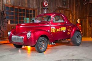 1941 Willys Gasser Coupe Drag Race Car, Hot Rod, Other