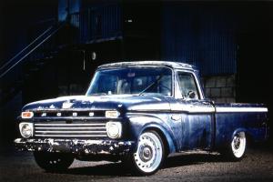  FORD F100 PICK UP RAT ROD 1966 RECENT IMPORT WITH A POLICE INTERCEPTOR ENGINE 