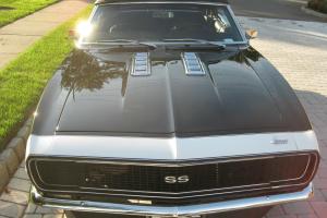 1968 RS SS 396/375 CAMARO TRIPLE BLACK CONVERTIBLE STREET ROD HOT ROD 67 69 Z28