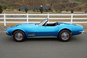 1968 Corvette 427/435 4 Speed Roadster Factory Lemans Blue with Built L88 Photo