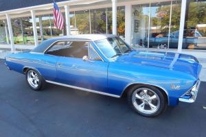 1966 Chevrolet Chevelle Marina blue big block disc brakes buckets with console Photo