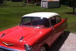 CHEVY BEL AIR 2 DOOR POST UNMOLESTED 283/POWERGLIDE ORIGINAL RUST-FREE AWESOME Photo