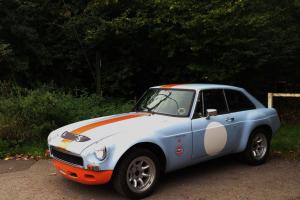 MGB GT SEBRING STUNNING CAR in PERIOD GULF RACE COLOURS MOT 2014 SUPERB EXAMPLE  Photo