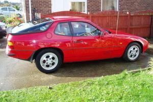  1988 PORSCHE 924 S RED. 924S PLATE. LOW MILEAGE. PRACTICAL CLASSIC TAX AND TEST 