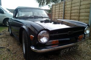  1970 TRIUMPH TR6 BLUE with multi point injection  Photo