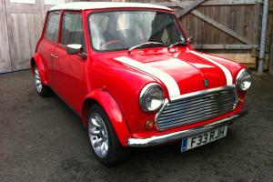  1989 AUSTIN MINI RED HOT RED ADDITION WITH SPORTS PACK,TAX 