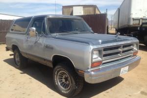 1987 DODGE RAMCHARGER LE 150 4X4 RUNS, NO RUST, MAKE OFFER !! Photo
